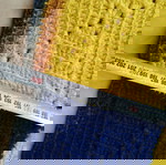  Χειροποίητο μάλλινο πλεκτό Ριχτάρι - χαλί 200Χ140