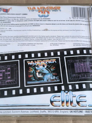 Wanderer 3D (Elite) (Amstrad Disk) като нова