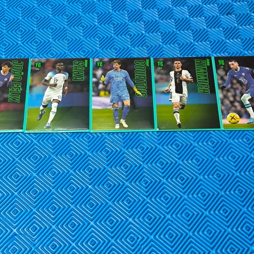 Panini Top Class collectible cards set of 5, like new