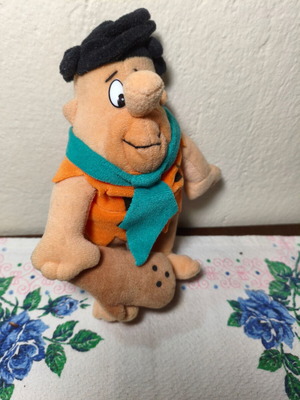 Original Hannah Barbera Fred Flinstone plush 22cm new