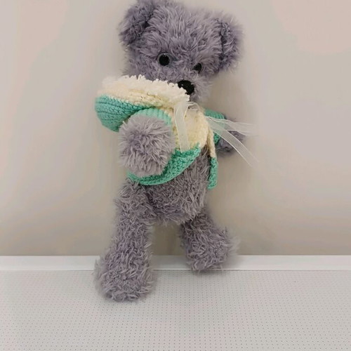 Handmade puppy new with movable head and legs