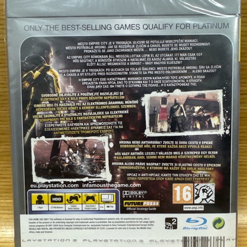 In Famous PS3 collectible new