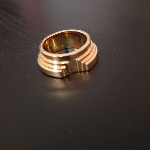 Gold rings new, 5 sizes 53, 54, 55, 57, 60, set of 10 pieces