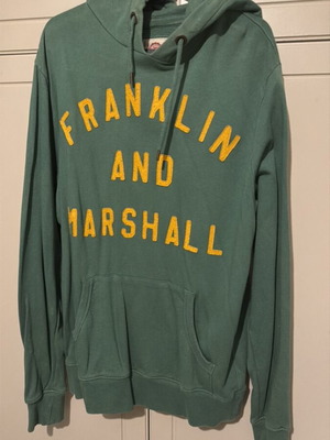 Franklin and Marshall sweatshirt used, green and yellow, size M