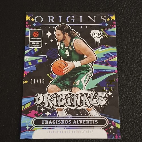 2025-26 Panini Origins EuroLeague Fragiskos Alvertis Originals Card