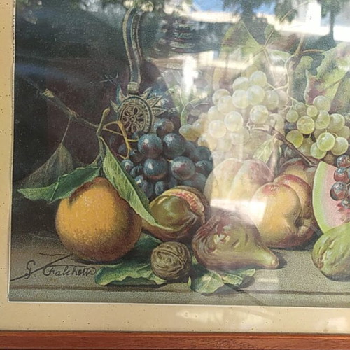 Vintage Still Life Art Print by Giuseppe Falchetti like new