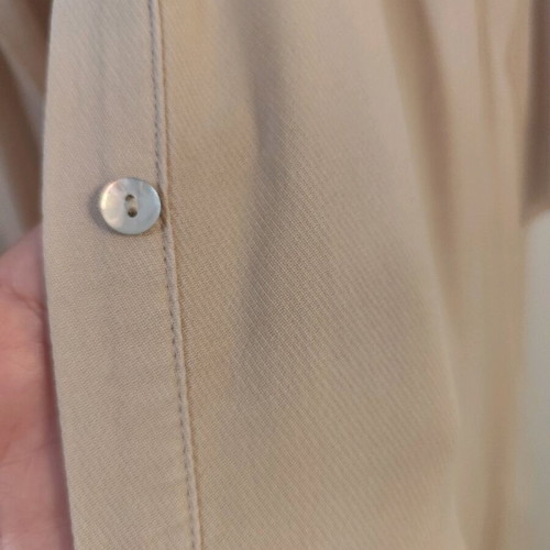 ZARA dress size L like linen, beige color, almost unused