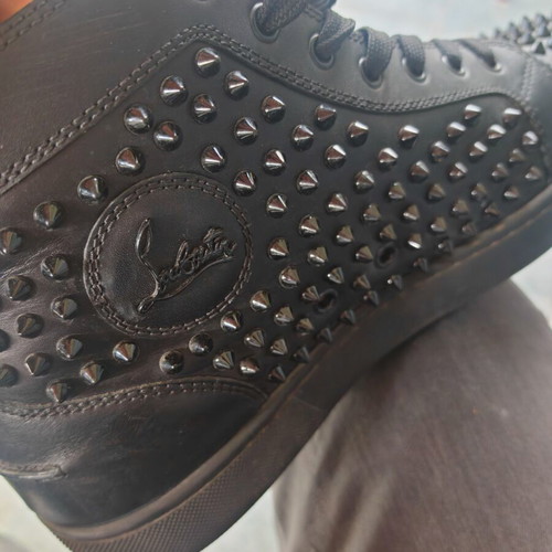 Christian Louboutin sneakers used, size 43.5 black