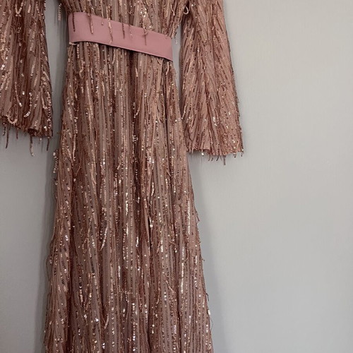 Nazezhda dress pink and gold, like new, size S/M