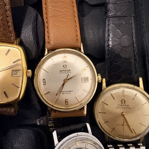 Omega Geneve, Seamaster De Ville, Seamaster, Reymond Weil, Raketa Moonphase watches used collection