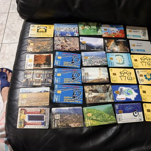 Phone cards used, pack of 140