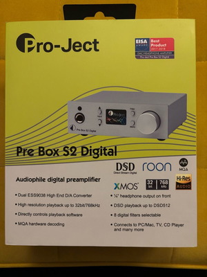 Pro-Ject Pre Box S2 ακουστικός ενισχυτής ακουστικών νέος