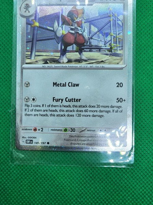 Bisharp Pokemon Obsidian Flames Cosmos Holo card new