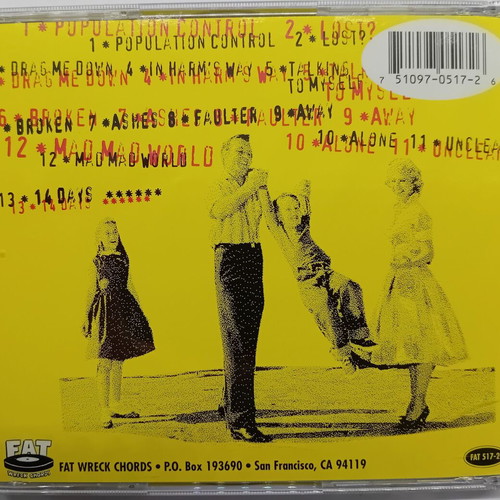Strung Out Another Day In Paradise CD like new, rock
