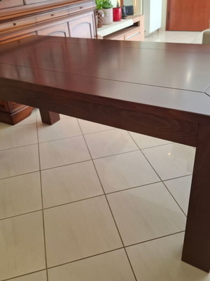 Ξύλινη τραπεζαρία υψηλής ποιότητας 180x90 εκ. σαν καινούργιο