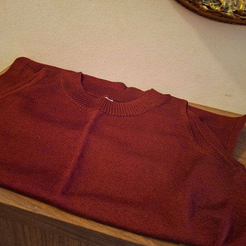 Burgundy sleeveless crystallized blouse medium like new