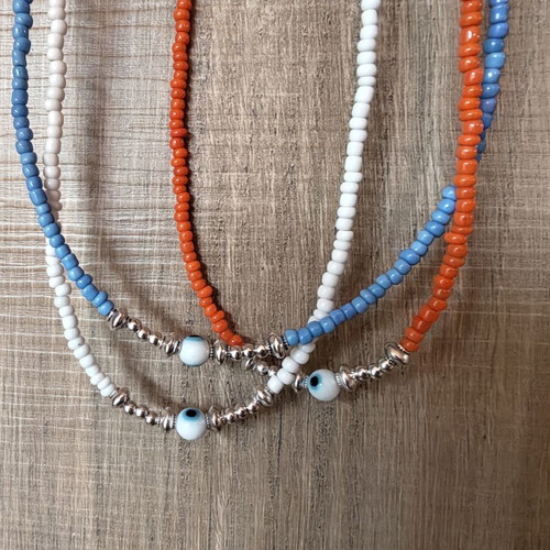 Summer necklace new, colorful with gift packaging