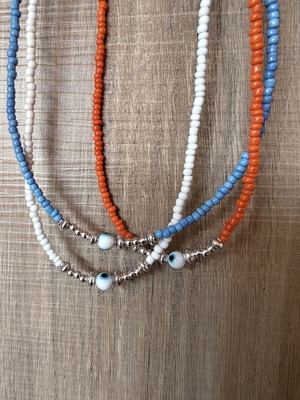 Summer necklace new, colorful with gift packaging