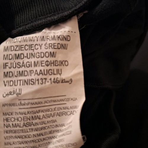 Under Armour kids' tracksuit used, black, size 146 cm
