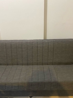 Romina Pakoworld Sofa Bed with Storage, Used, Anthracite Fabric 190x75x85cm