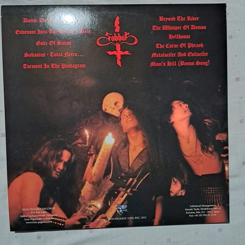 Sabbat Evoke gatefold LP μεταχειρισμένο, metal