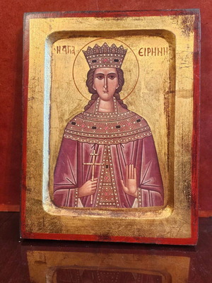 Religious icon of Saint Irene like new