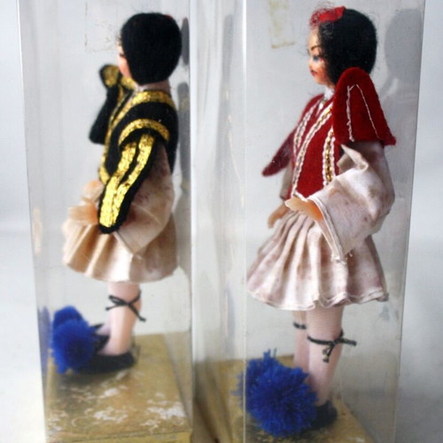 Tsolias Evzones 1821 Vintage 70's Figures, new, set of 2