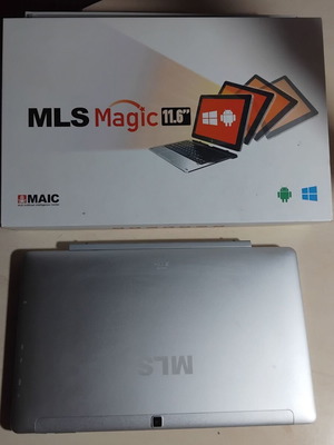 MLS Magic iQ3204 11.6 υβριδικό tablet laptop μεταχειρισμένο, Dual Boot Android Windows