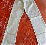  γυναικειο τζιν λευκό παντελόνι