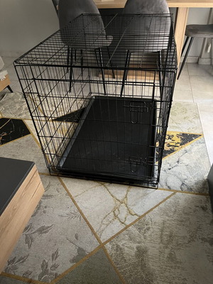 Dog crate XL metal, sturdy, almost unused