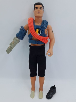 Action Man Boomerang Extreme μεταχειρισμένο, μη ολοκληρωμένη κούκλα Hasbro