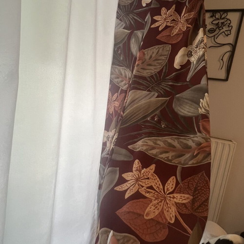 Floral pants size M like new, colorful