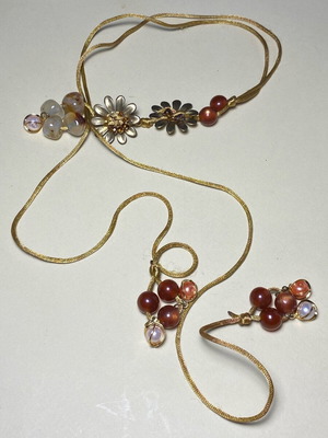 Multifunctional necklace like new with 2 wearing styles