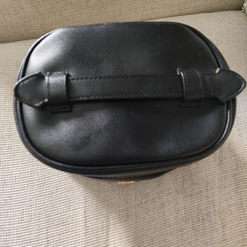 Pierre Balmain vegan leather vanity case like new, black