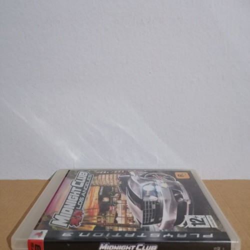 Midnight Club Los Angeles PS3 case with manual and map, no game