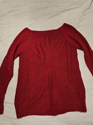 Πλεκτή μπλούζα κόκκινη μέγεθος M μεταχειρισμένη άριστη κατάσταση