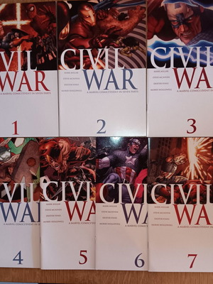 Marvel Civil War (2006) #1-#7 set like new