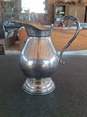 Silver-plated used, 17 cm height, Lambidis