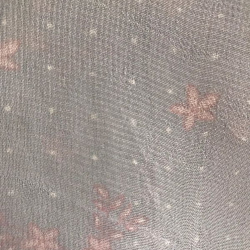 Women's transparent blouse used, gray and pink, size XL