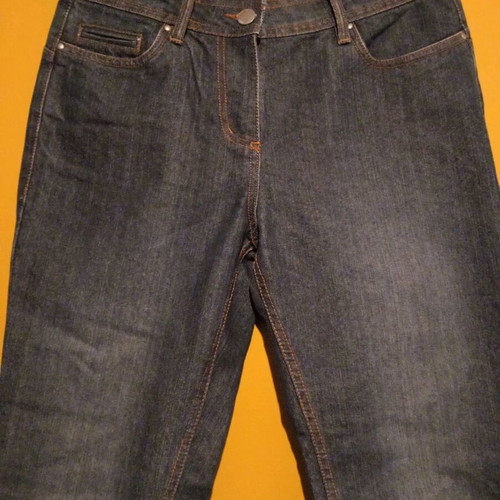 TCM Tchibo Urban Basics high-waisted jeans new, grey and blue