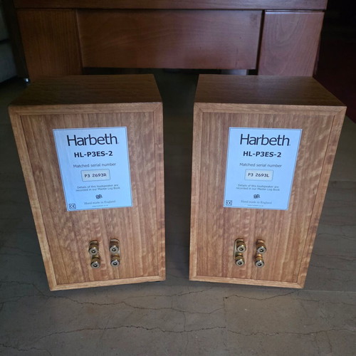 Harbeth HL-P3ES-2 speakers, handmade in England