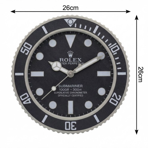 Rolex Submariner wall clock new, analog design