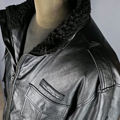Bomber jacket Infinity XL black like new