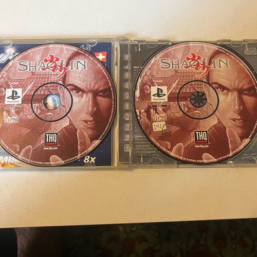 Shaolin double CD PlayStation (PS1) used