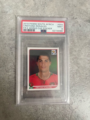 2010 Panini South Africa Fifa World Cup Sticker #559 Cristiano Ronaldo like new