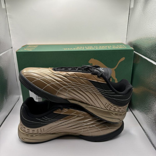 Puma Goalgetter sneakers women's size 39 new black gold