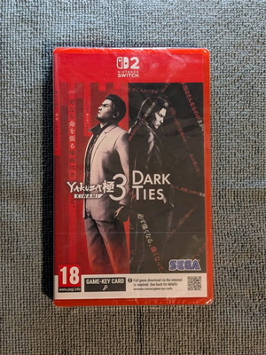 Yakuza Kiwami 3 & Dark Ties Nintendo Switch 2 ново