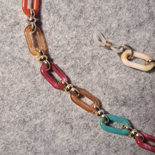 Glasses chain new, multicolored