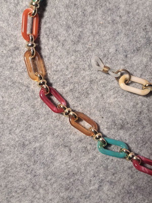 Glasses chain new, multicolored