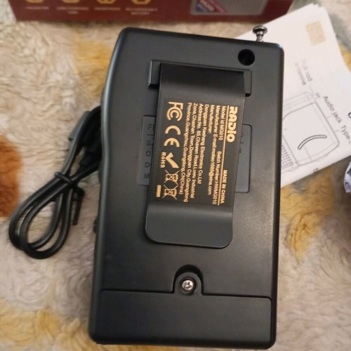 Radio new with rechargeable battery